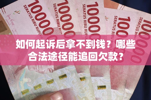 济南如何起诉后拿不到钱？哪些合法途径能追回欠款？