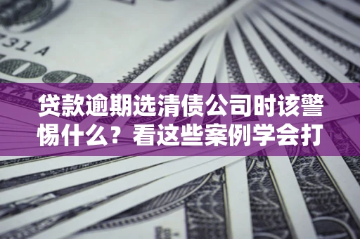 济南贷款逾期选清债公司时该警惕什么？看这些案例学会打翻身仗