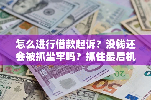 济南怎么进行借款起诉？没钱还会被抓坐牢吗？抓住最后机会！