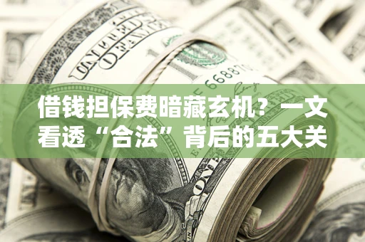 济南借钱担保费暗藏玄机？一文看透“合法”背后的五大关键陷阱