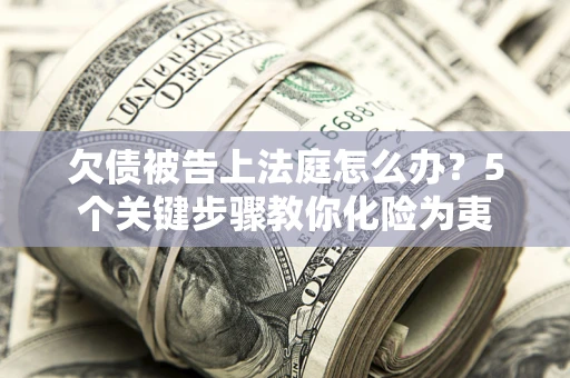 济南欠债被告上法庭怎么办？5个关键步骤教你化险为夷